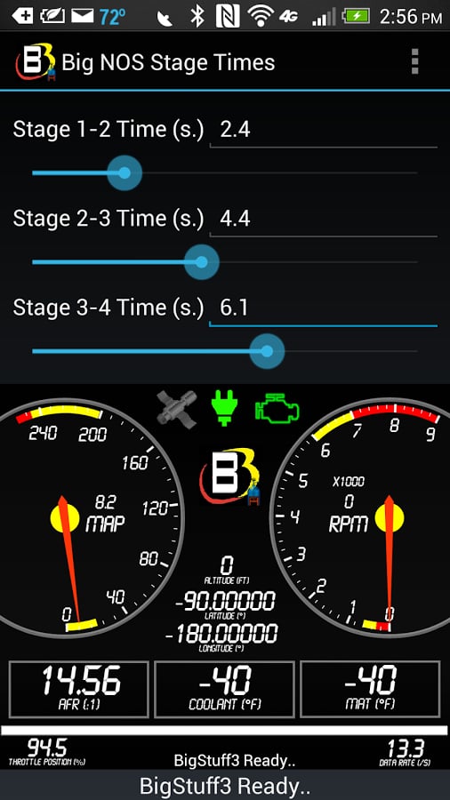 Big NOS Stage Times截图2