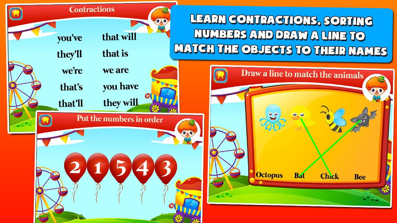 Circus First Grade Games截图5