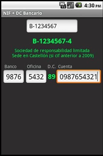 NIF Control DC Bancario截图4