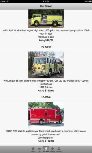 Used Fire Trucks by Firetec®截图2