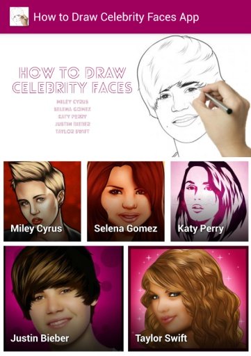 How to Draw Celebrity Faces截图4