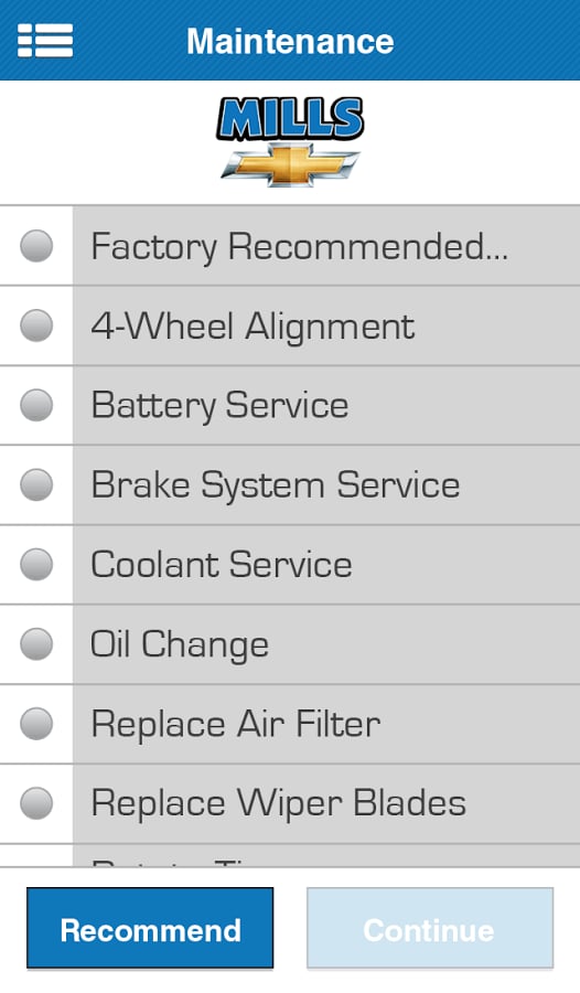 Mills Chevrolet截图5