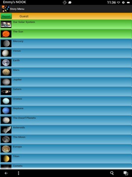 Solar System Reading Com...截图