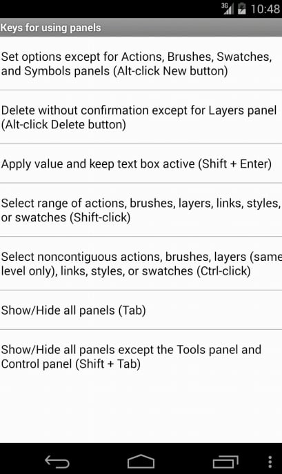 AI CS6 Keyboard Shortcut...截图3