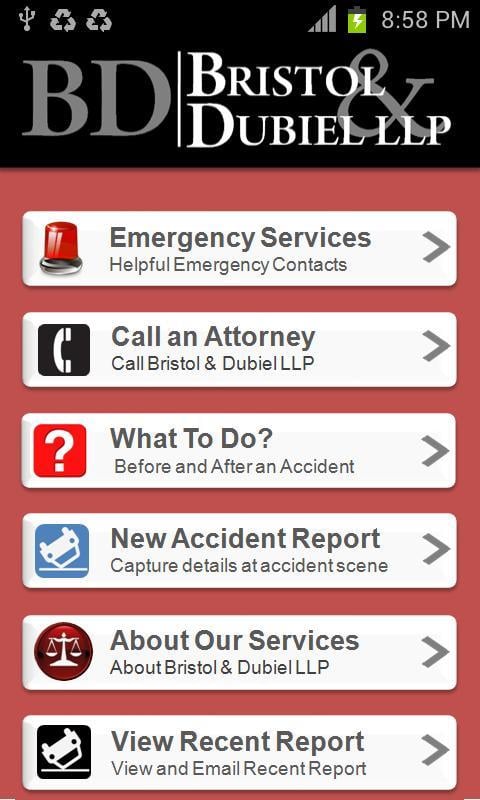 Dallas Car Accident App截图1