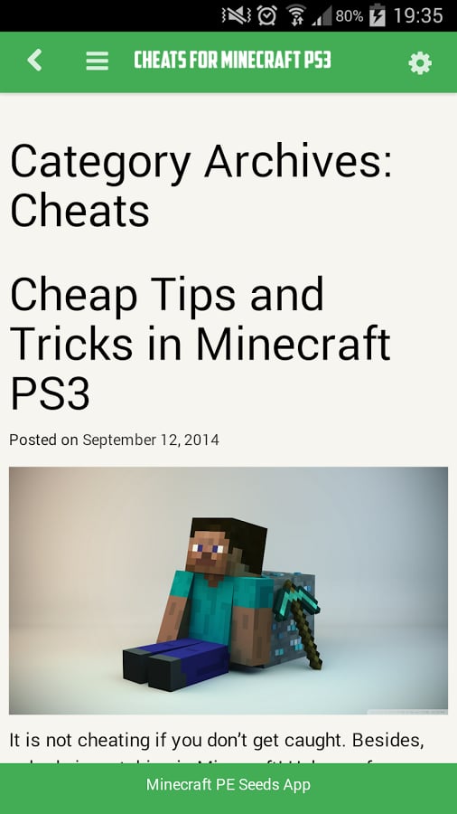 Cheats for Minecraft PS3截图8