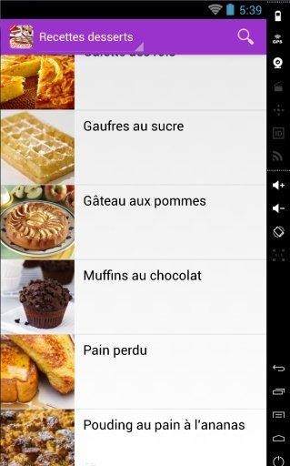 Recettes desserts截图3