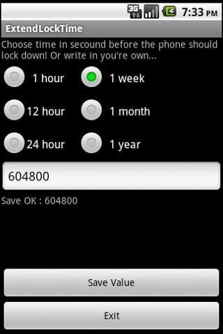 Extend Lock Time截图1