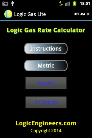 Logic Gas Rate Calculato...截图3