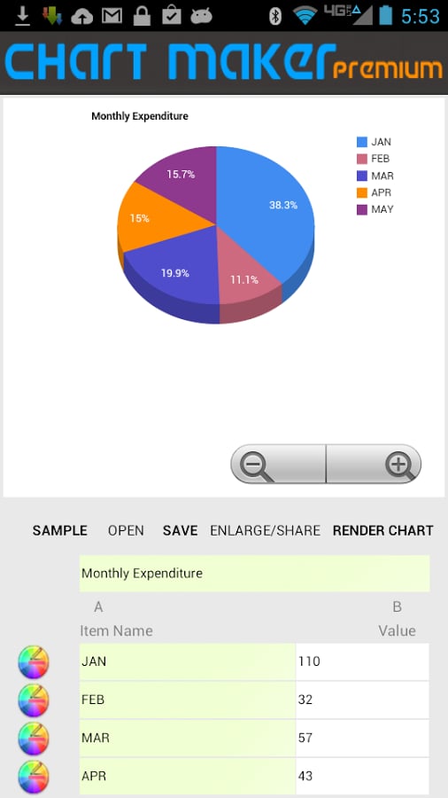 Chart Maker Premium截图2