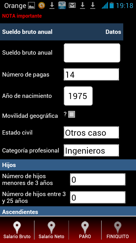 Calculadora de Salarios ...截图8