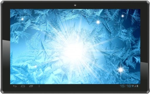 Winter Frozen Glass LWP截图1