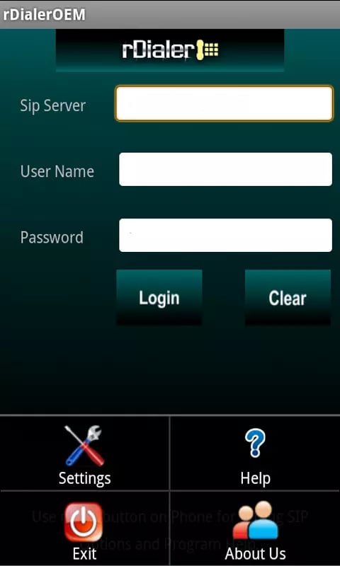 rDialer SIPSoftphone OEM...截图5