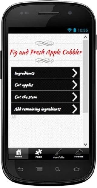 Fig and Fresh Apple Cobbler截图1