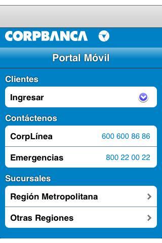 CorpBanca para Tablet截图1