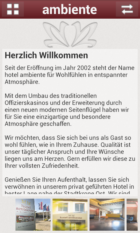 Hotel ambiente und tessins截图3