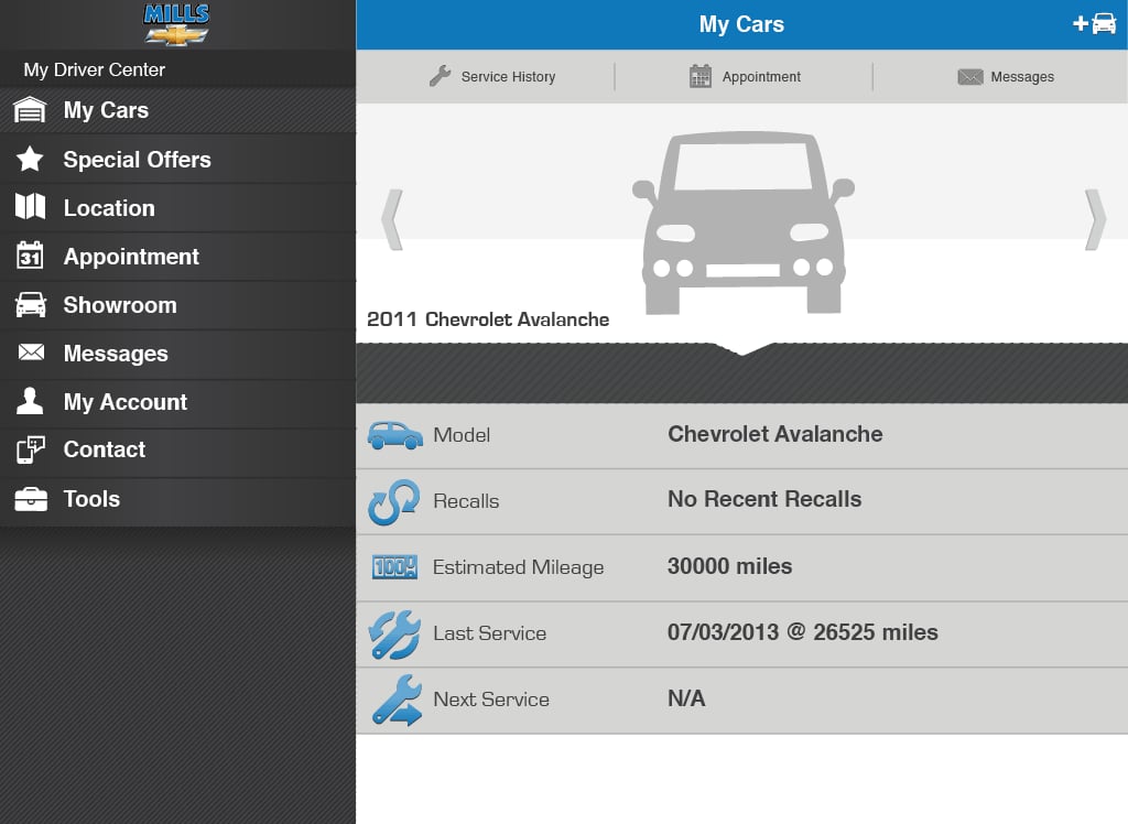 Mills Chevrolet截图7