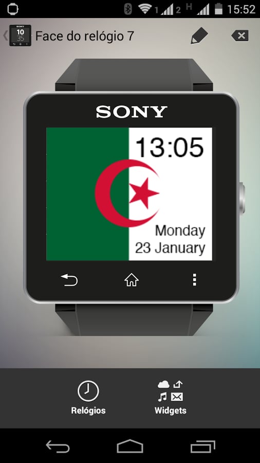 Watchface Algeria (Sony ...截图1