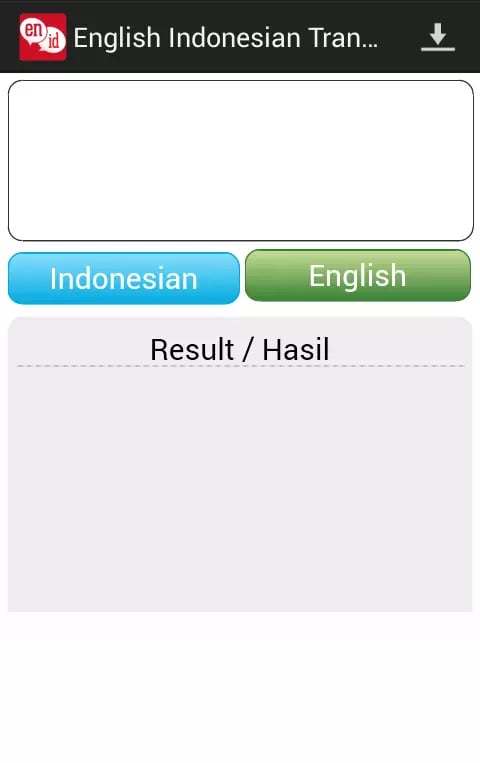 Indonesian English Trans...截图1