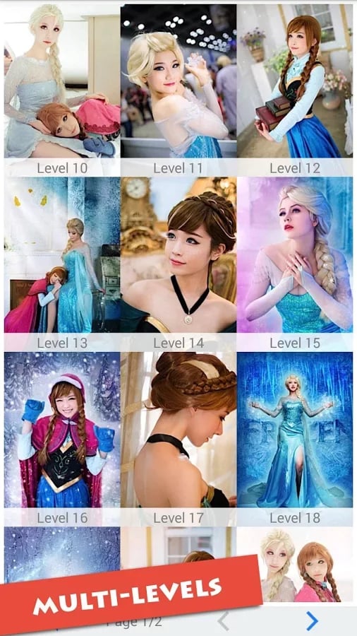 Frozen Fan Puzzle截图1