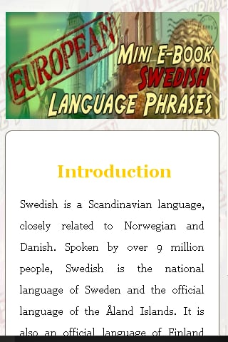Learn Swedish Langauge P...截图1