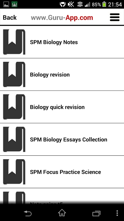 SPM Biology Guru-App 1.0截图2