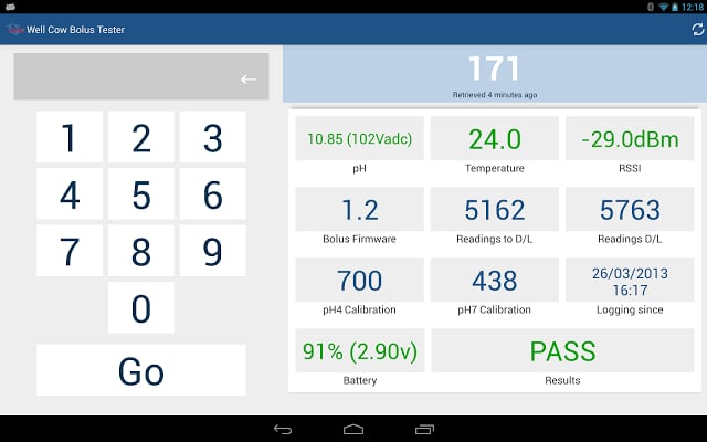 Well Cow Bolus Tester截图1