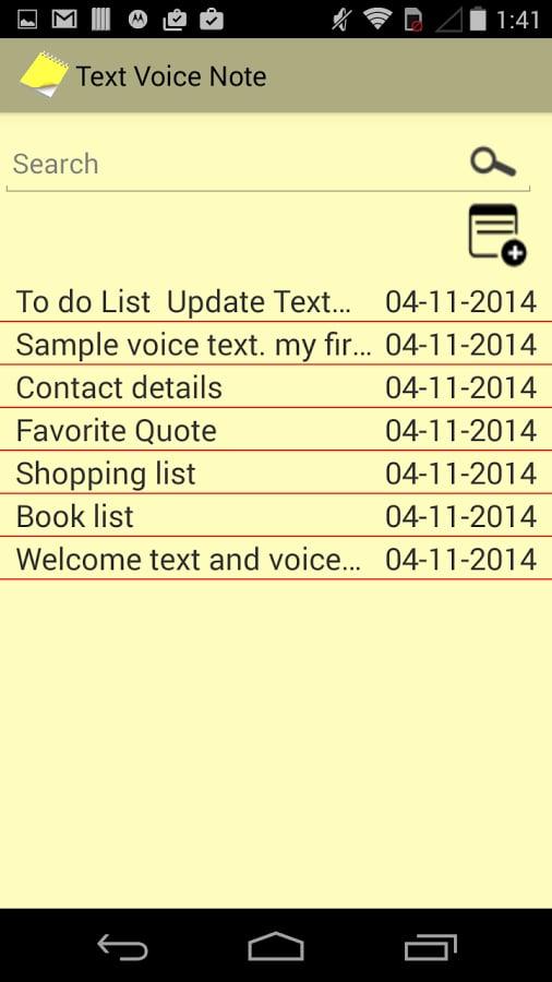 Text Voice Notepad截图6