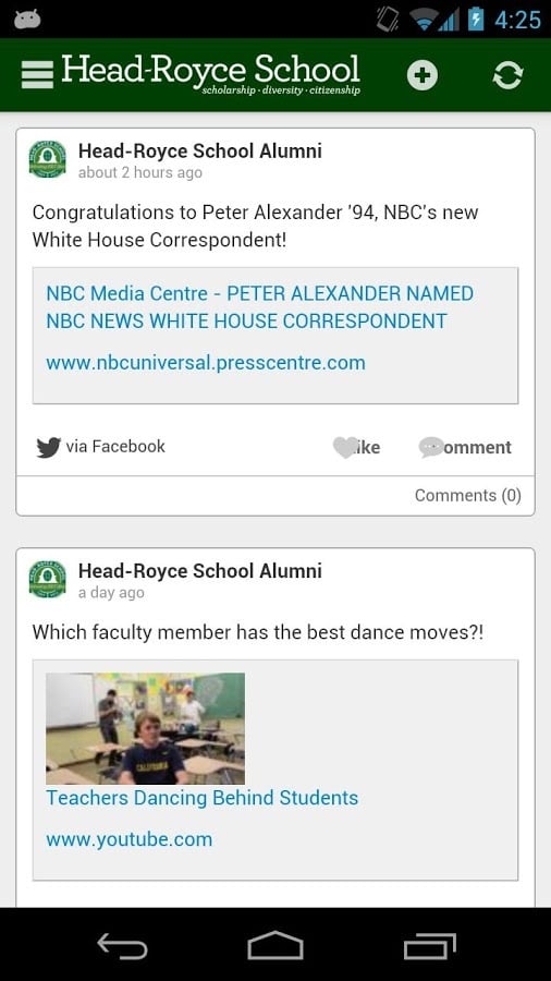 Head-Royce Alumni Mobile截图3