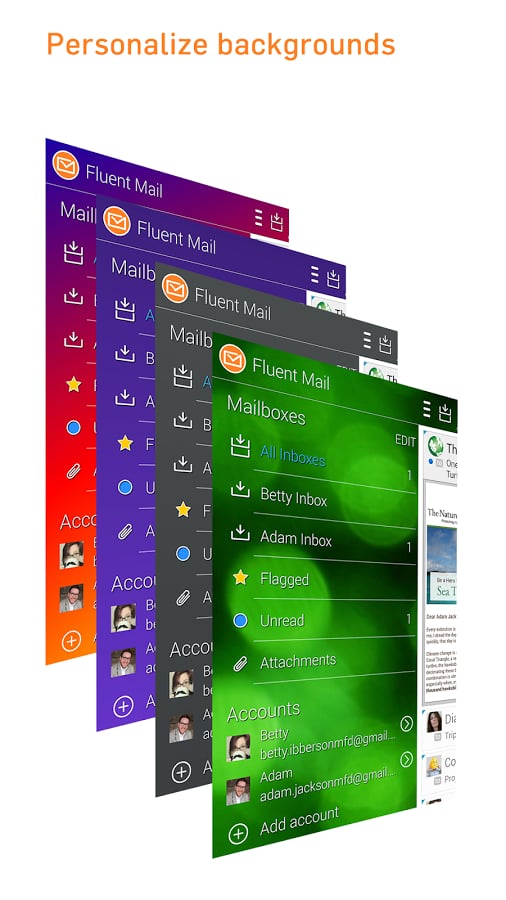 Fluent Mail - email app截图3