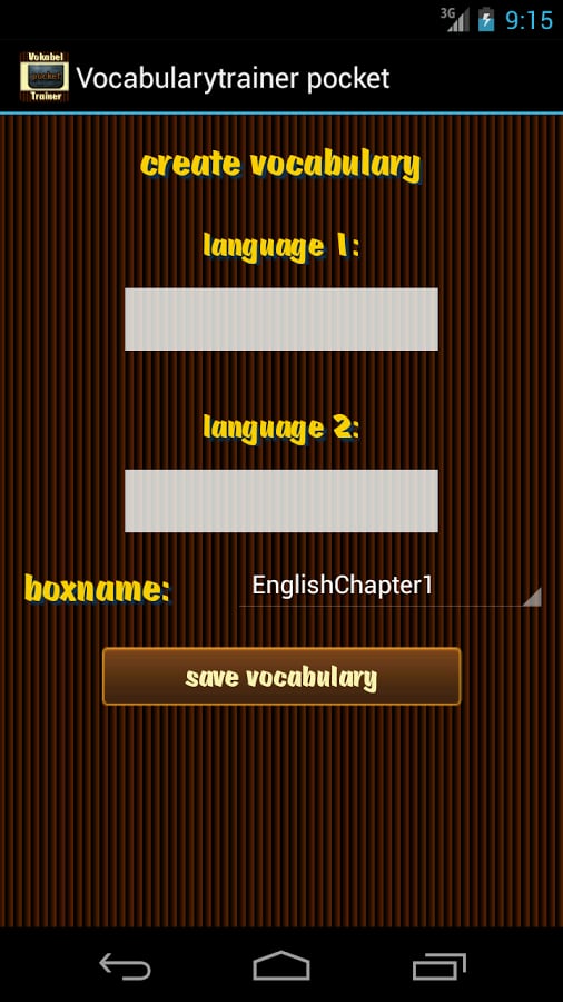 Vocabularytrainer pocket截图6