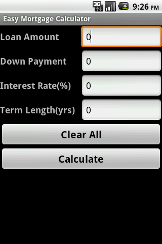 Easy Mortgage Calculator截图3