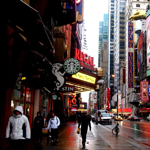 Rainy New York HD LWP截图2