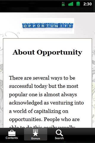 The Opportunity Finder -...截图2