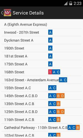 Newyork Subway Route Pla...截图5