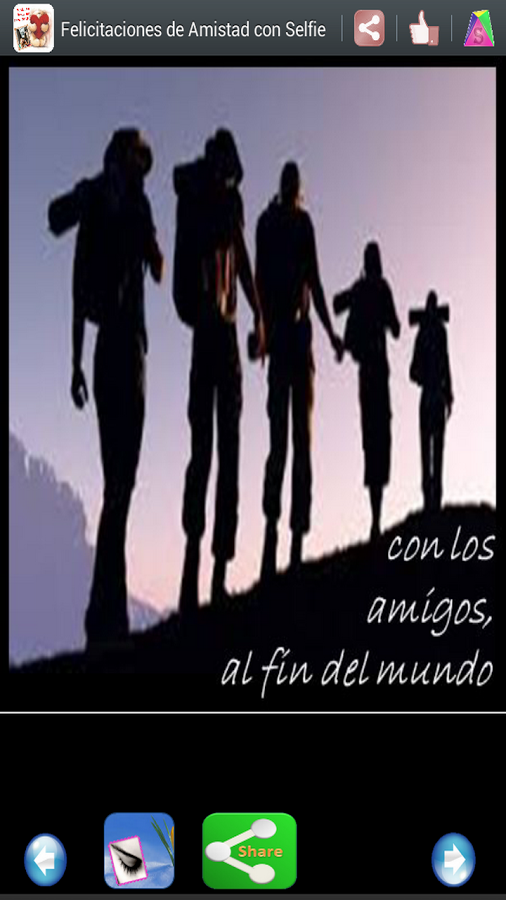 Frases de Amistad con Selfie截图4