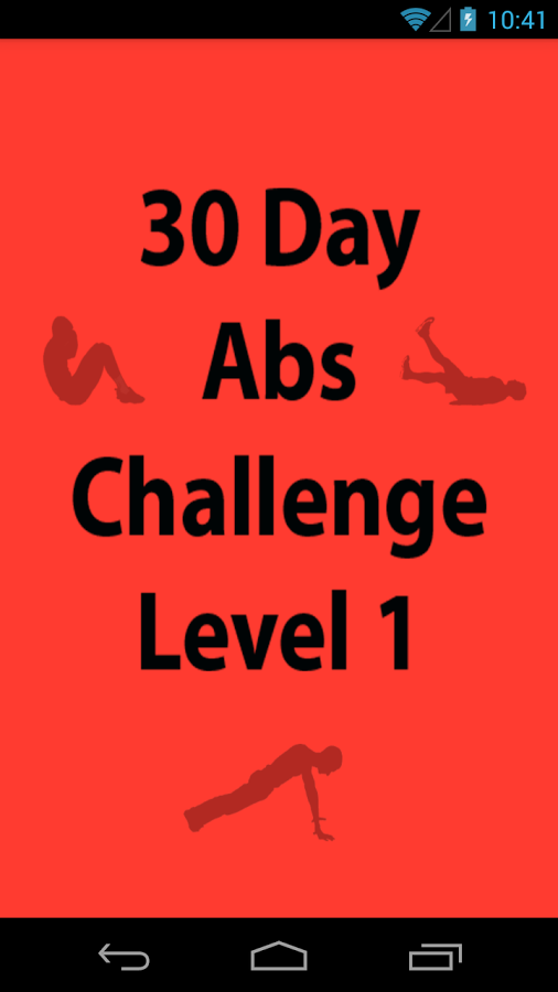 30 Day Abs Challenge Level 1截图7