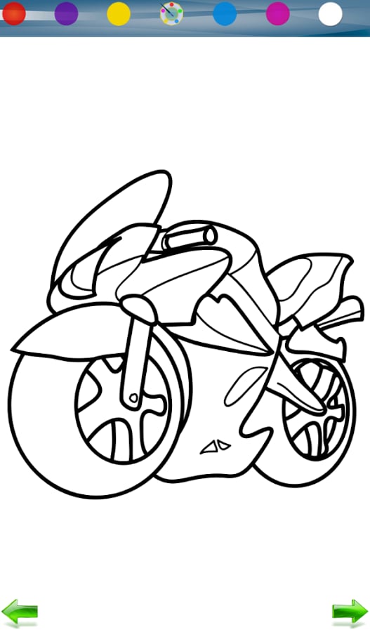 Coloring: Motorcycles截图3