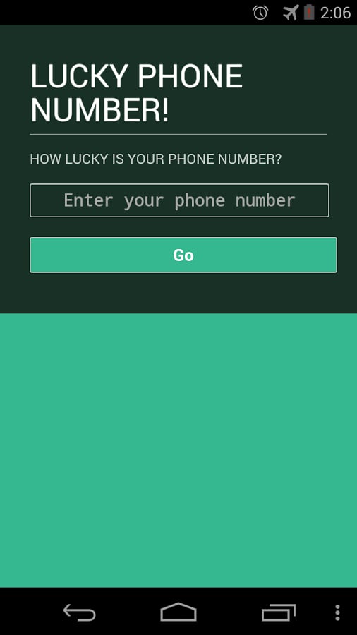 Lucky Phone Number截图1