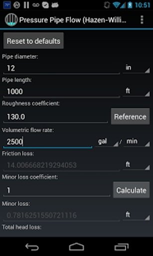 Water Project Calculator截图8