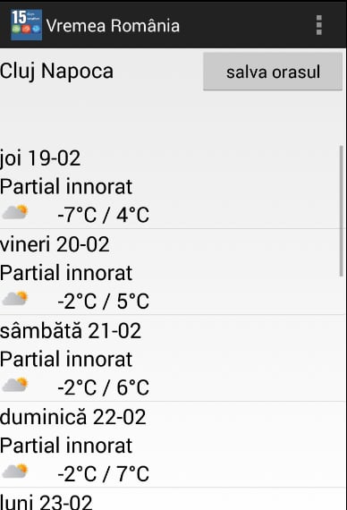 15 zile Vremea in Rom&acirc;ni...截图8