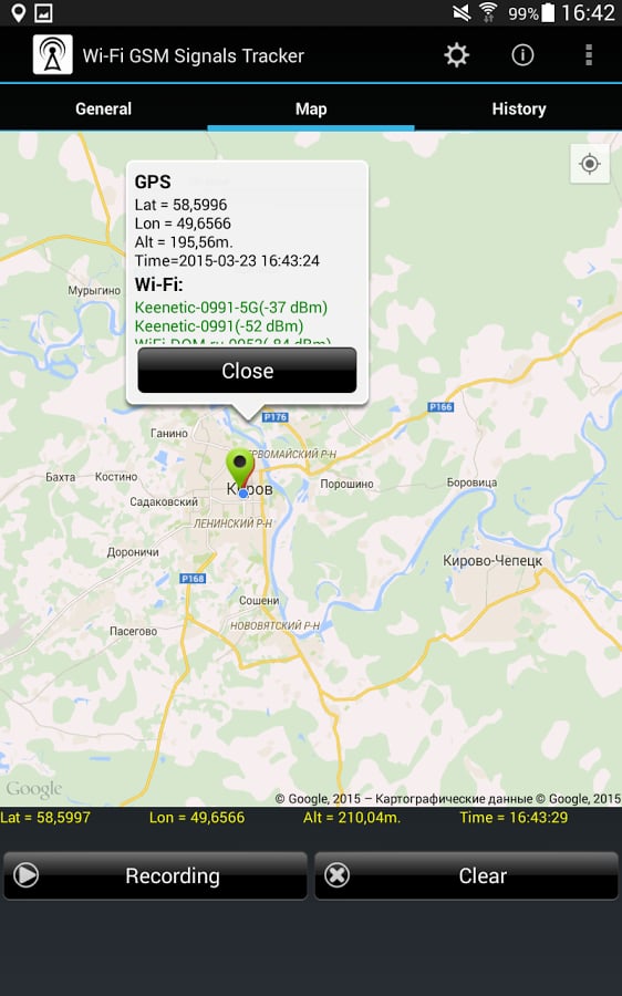 Wi-Fi GSM Signals Tracke...截图1