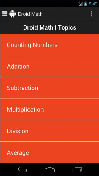 Droid-Math截图3