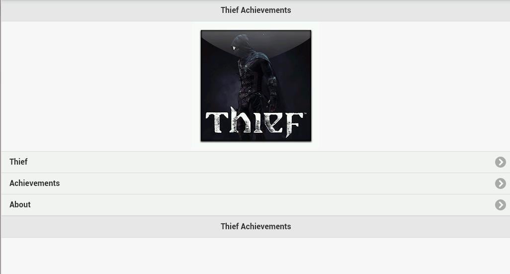 Thief Achievement截图1