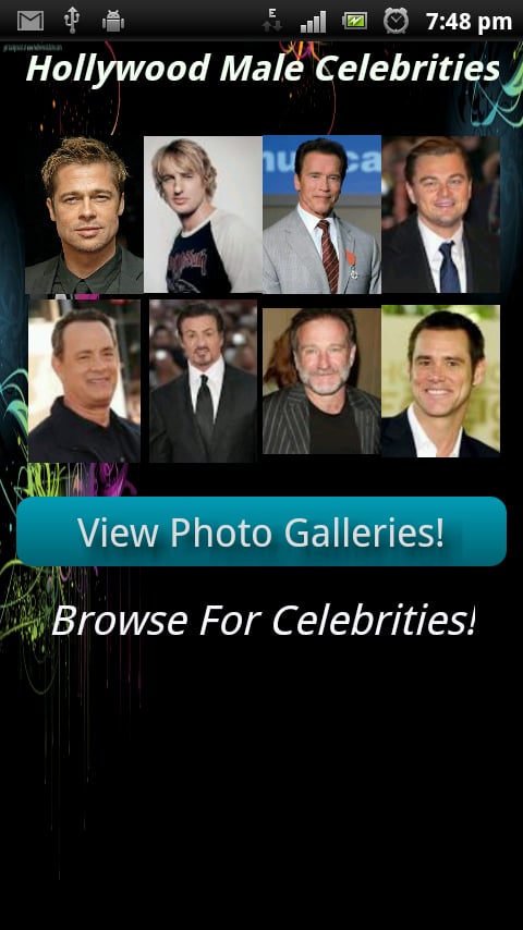 Hollywood Male Celebs &amp; ...截图2