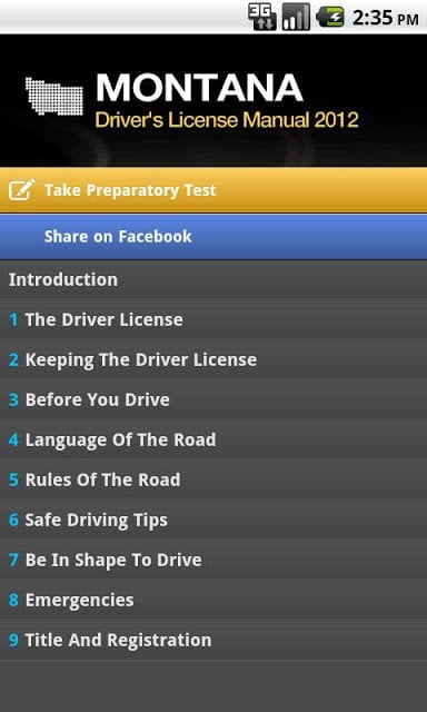 Montana Driver Manual Free截图1