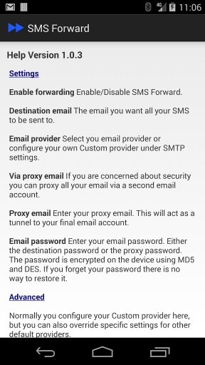 SMS Forward - Trial截图4