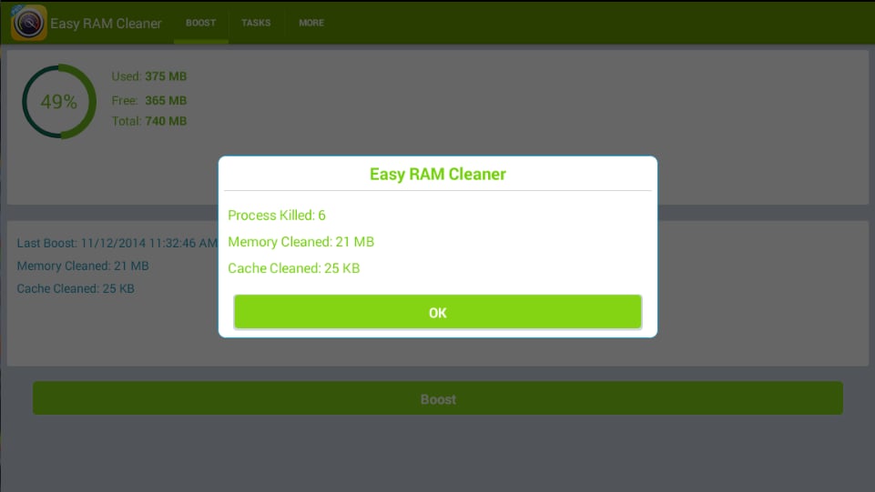 Easy RAM Cleaner截图1