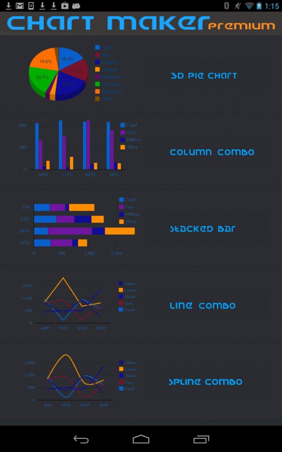 Chart Maker Premium截图11