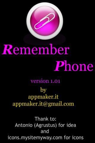 Remember PHONE (LITE)截图1